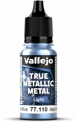 Vallejo: 77.110 - True Metallic Metal - Light - Ultramarine Blue (18 ml)