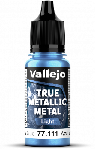 Vallejo: 77.111 - True Metallic Metal - Light - Sapphire Blue (18 ml)