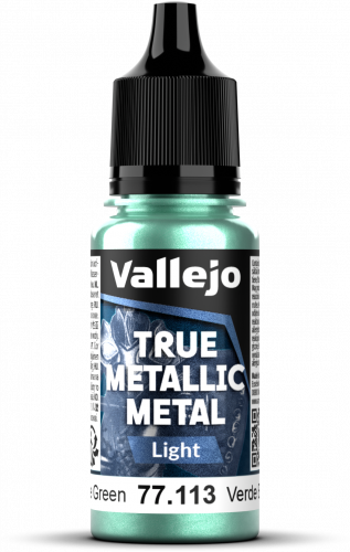 Vallejo: 77.113 - True Metallic Metal - Light - Beetle Green (18 ml)