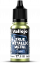 Vallejo: 77.115 - True Metallic Metal - Light - Amber Green (18 ml)