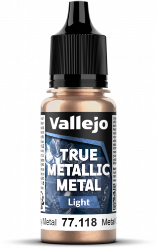 Vallejo: 77.118 - True Metallic Metal - Light - Rusty Metal (18 ml)