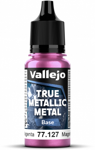 Vallejo: 77.127 - True Metallic Metal - Base - Crimson Magenta (18 ml)