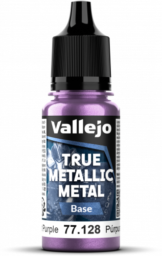 Vallejo: 77.128 - True Metallic Metal - Base - Amethyst Purple (18 ml)