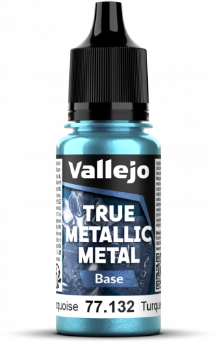 Vallejo: 77.132 - True Metallic Metal - Base - Hydra Turquoise (18 ml)