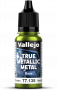 Vallejo: 77.135 - True Metallic Metal - Base - Amber Green (18 ml)