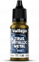 Vallejo: 77.136 - True Metallic Metal - Base - Greenish Gold (18 ml)