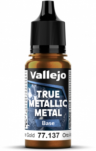 Vallejo: 77.137 - True Metallic Metal - Base - Arcane Gold (18 ml)