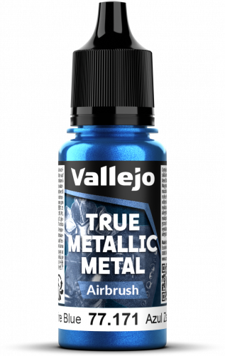 Vallejo: 77.171 - True Metallic Metal - Airbrush - Sapphire Blue (18 ml)