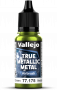 Vallejo: 77.175 - True Metallic Metal - Airbrush - Amber Green (18 ml)