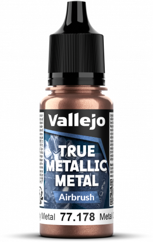 Vallejo: 77.178 - True Metallic Metal - Airbrush - Rusty Metal (18 ml)