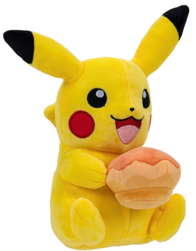 Pokémon Plusz: Pikachu z babeczką (20 cm)