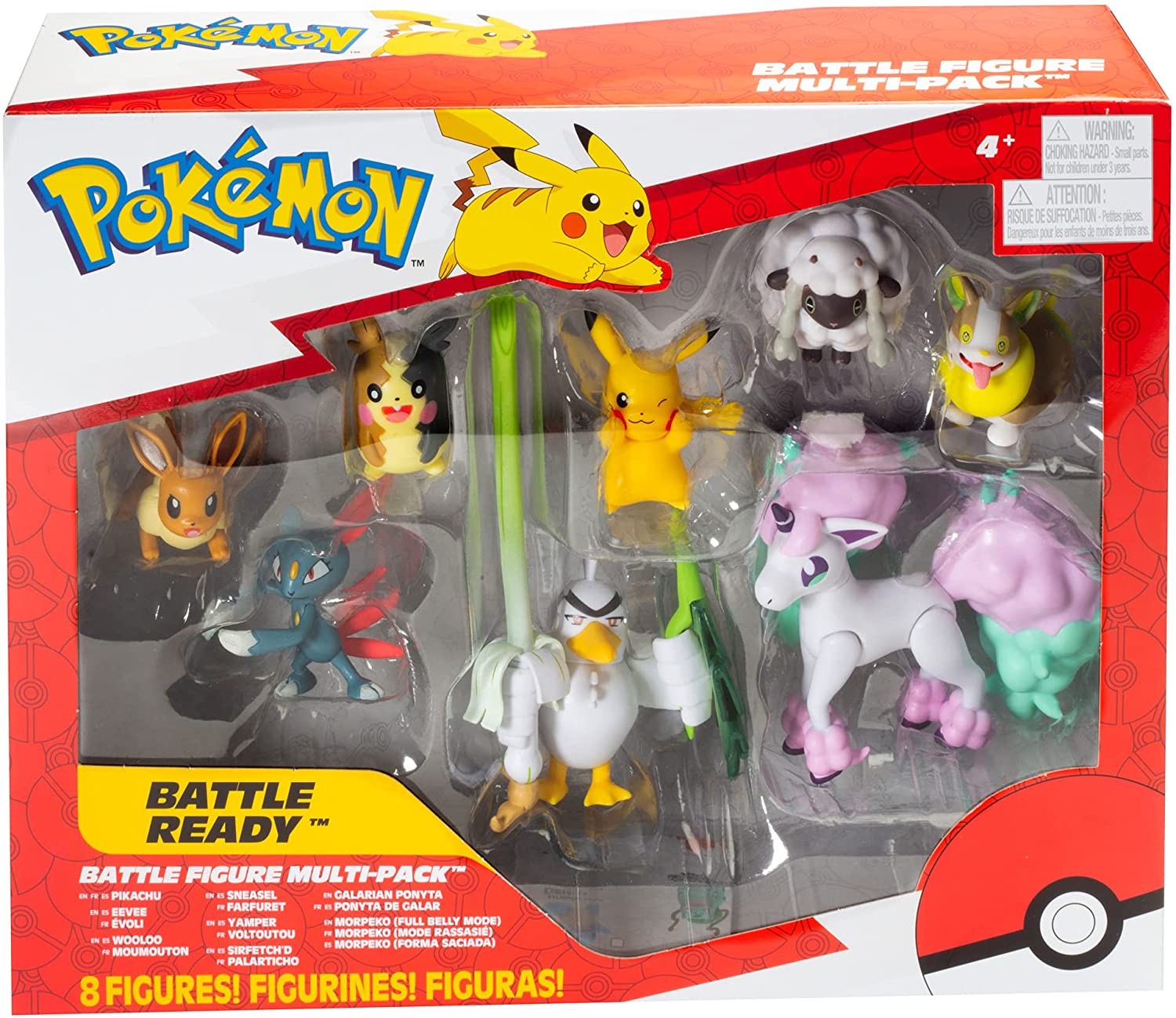 Pokémon: Battle Figure Multi Pack - 8 figurek (Wariant 2)