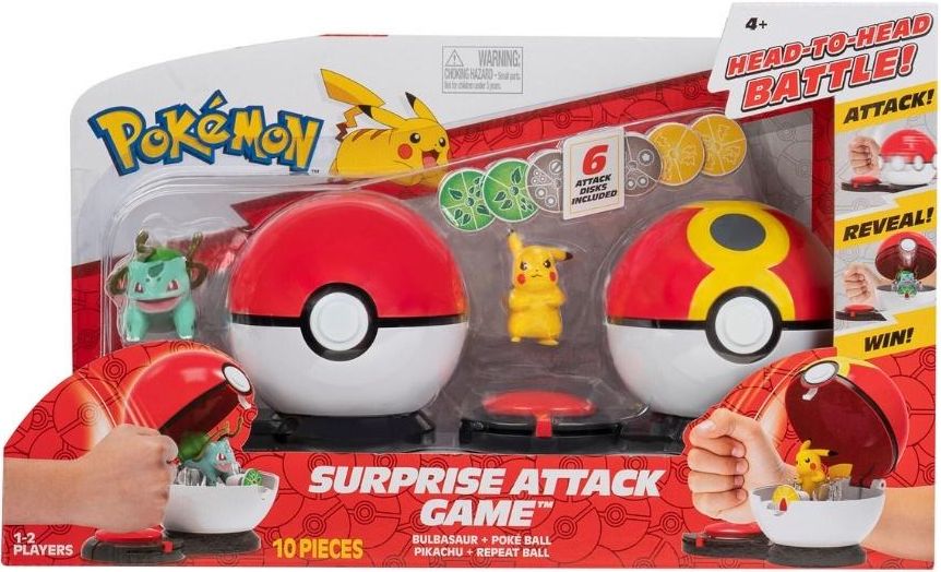 Pokémon - Surprise Attack Game - Bulbasaur vs Pikachu