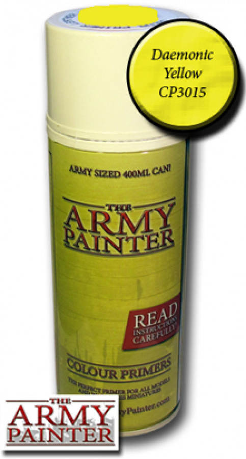 Army Painter Colour Primer - Daemonic Yellow