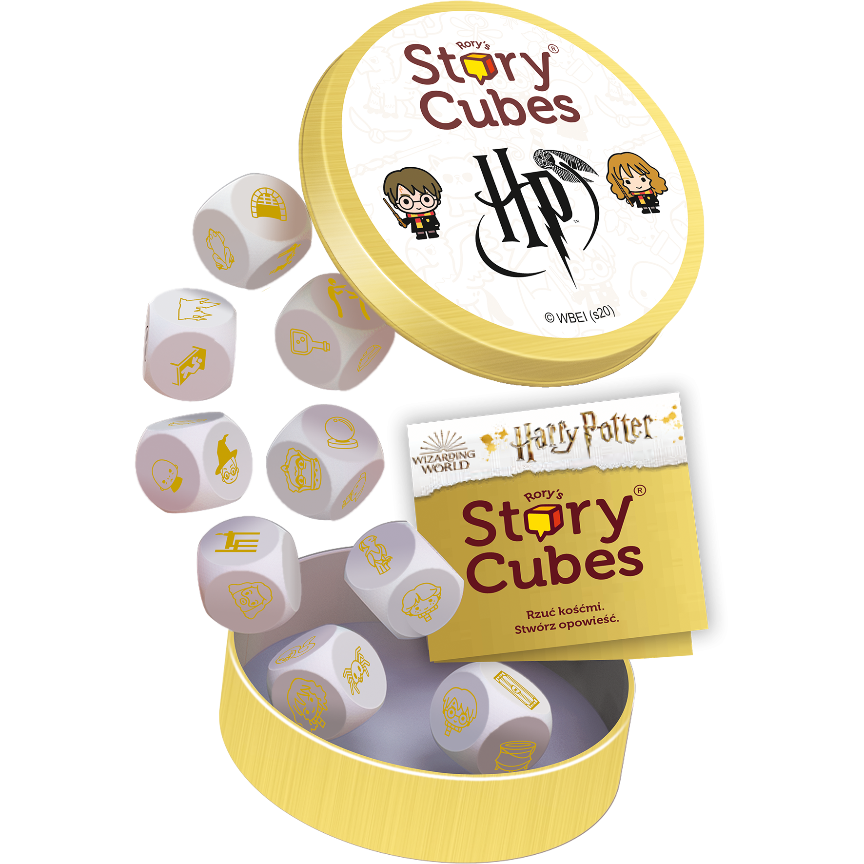 Story Cubes Harry Potter – Gioco Di Narrazione Creativa Con 9 Dadi Illustrati – 1-12 Giocatori, Da 6 Anni – Ideale Per Famiglie E Fan Di Hogwarts