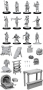 WizKids Deep Cuts: Unpainted Miniatures - Townspeople & Accessories