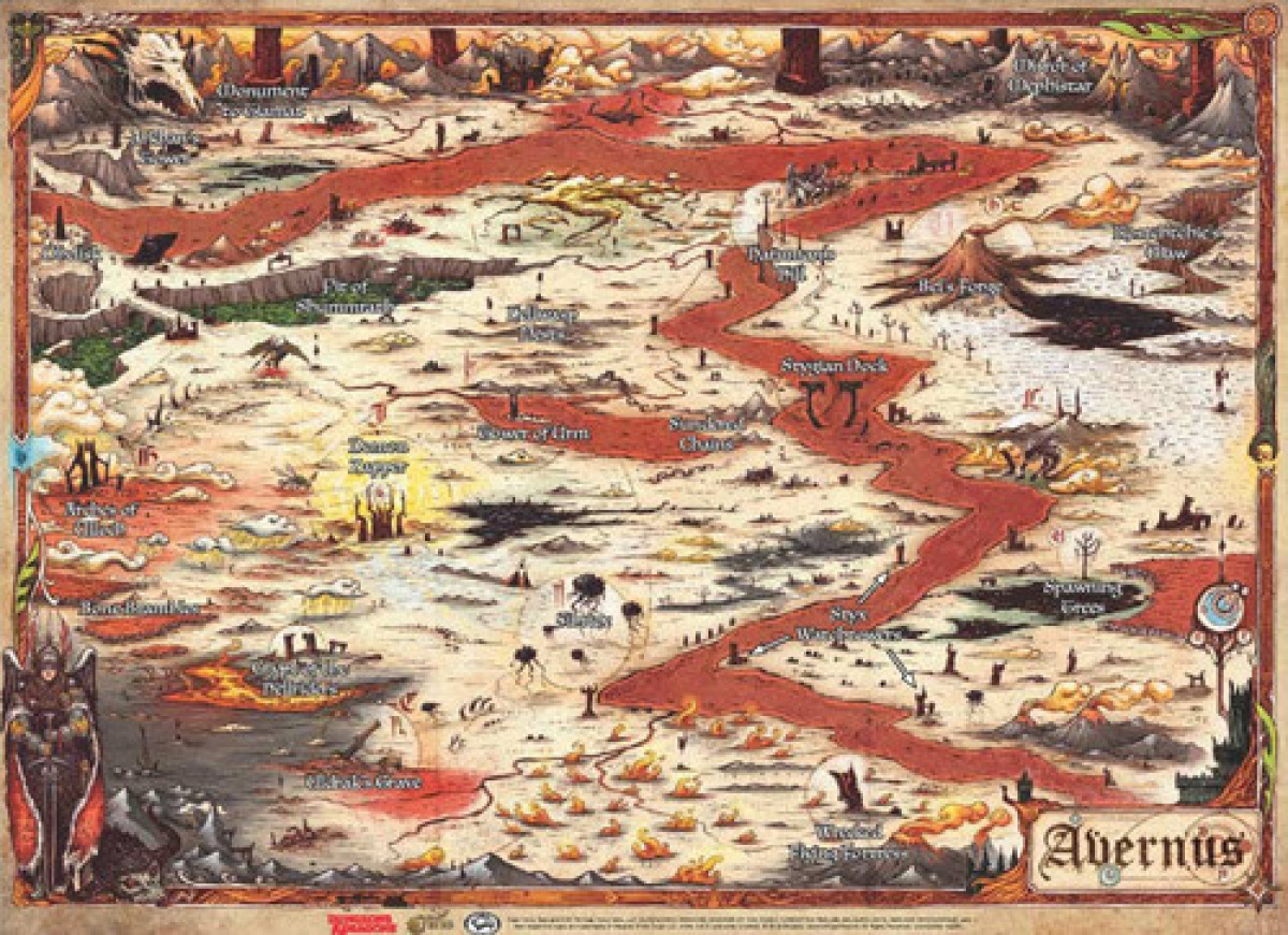 Dungeons & Dragons: Avernus Map