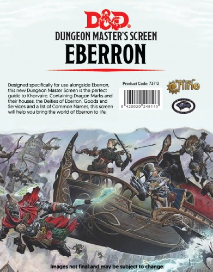Dungeons & Dragons: Dungeon Master's Screen - Eberron - Rising from the Last War