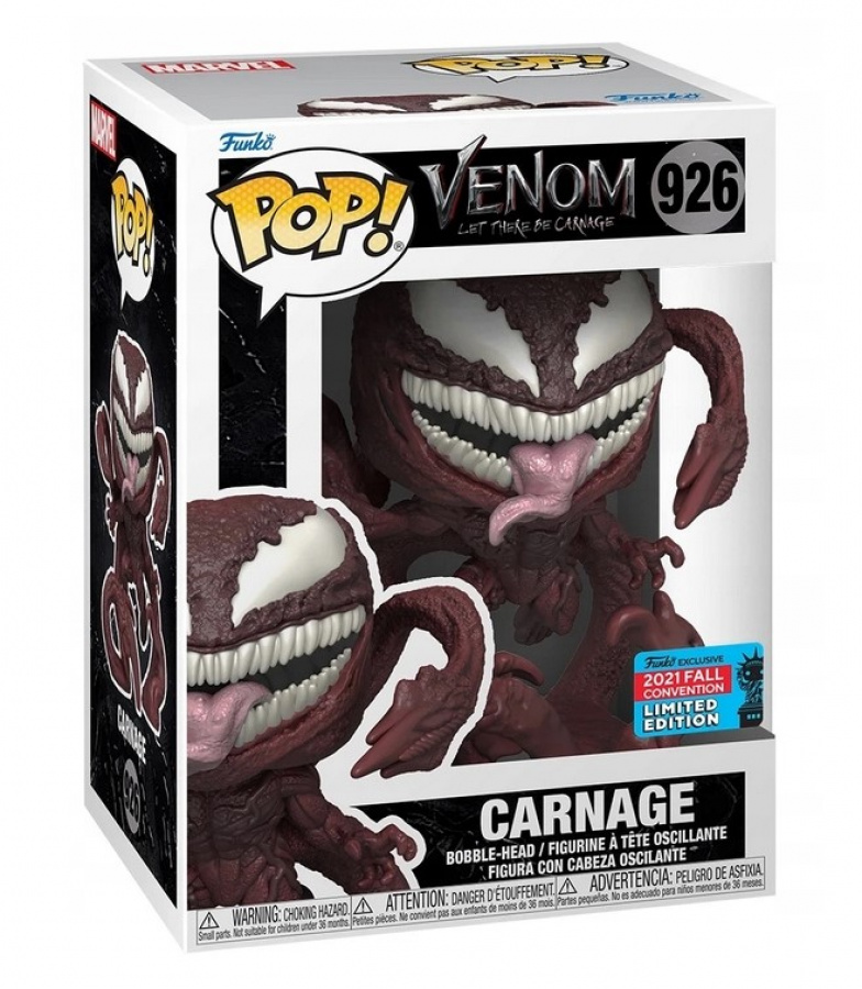 carnage nycc funko pop