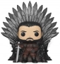 Funko POP Deluxe: Game of Thrones S10 - Jon Snow Sitting on Iron Throne