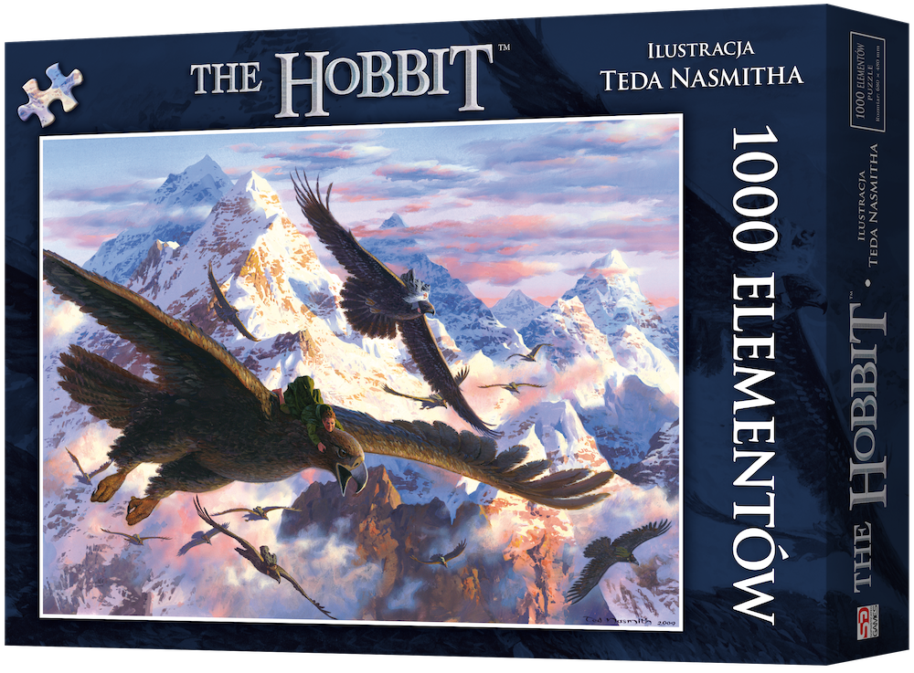 Puzzle Hobbit: Bilbo i orły (1000 elementów)
