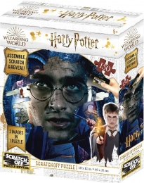 Harry Potter: Magiczne puzzle-zdrapka - Harry (150 elementów)