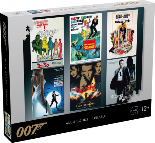 Puzzle: James Bond 007 - Actor Debut (1000 elementów)